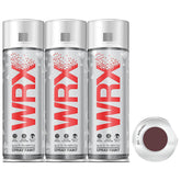 3X WRX Flat Burgundy Spray Paint 400ml Spray Paint